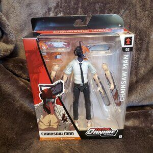 Total Anime Chainsaw Man Action Figure Jazwares New Sealed with minor crease
